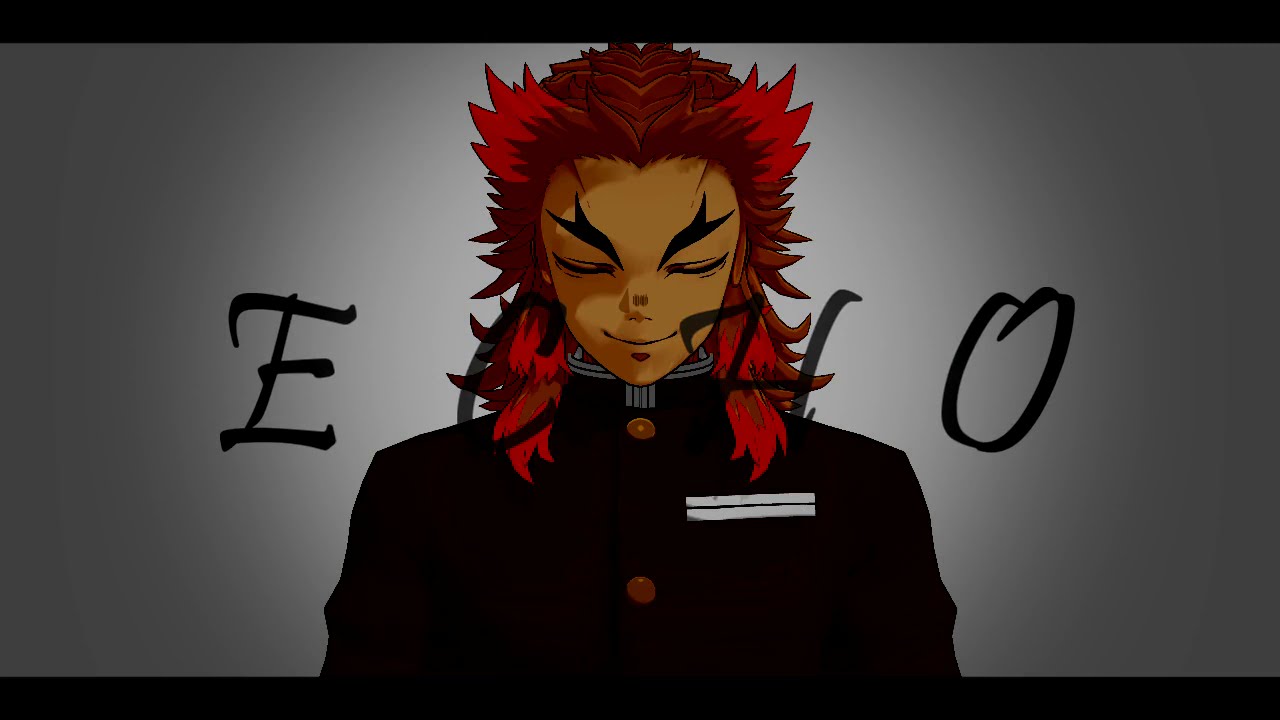 【鬼滅のMMD】ECHO【煉󠄁獄杏寿郎・不死川玄弥・富岡義勇】