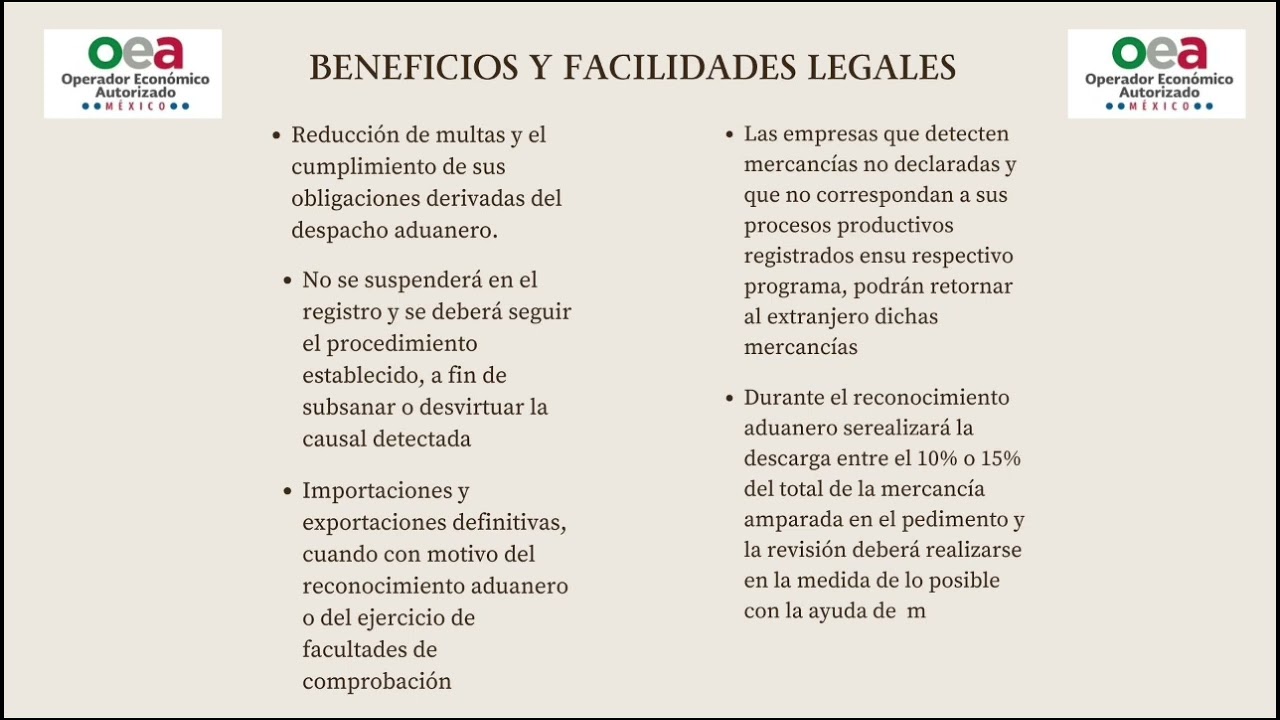 Certificaciones de seguridad NEEC, OEA, CTPAT, PIP (SAM)