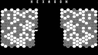 ATARI ST HEXAGON GAME MIND GFA Basic By W Gachot 1987 MONO CHROME HIGH RESOLUTION 640x400 BW STE