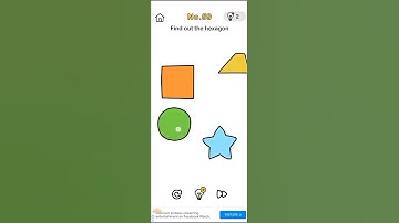 Brain out level 59 solution / Find out the hexagon/ #gaming #puzzle #brainout #game #youtubeshorts
