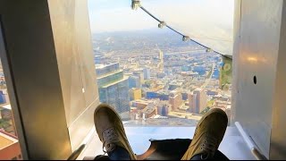 WORLDS HIGHEST SLIDE!!!! I WENT DOWN! (not clickbait)