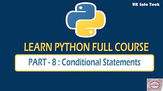 Conditional Statements PART 8 PYTHON TUTORIAL TAMIL CODERS
