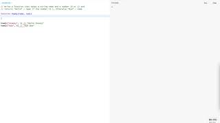 Write a function that takes a string name and a number (0 or 1) and... Profile