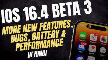 iOS 16.4 Beta 3 I More Changes, Bugs & Battery in Hindi I TechnoaddictsIndia
