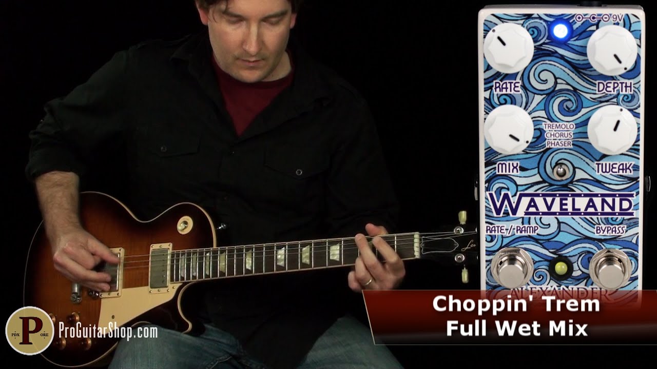 Alexander Pedals Waveland - Tremolo, Chorus, Phaser