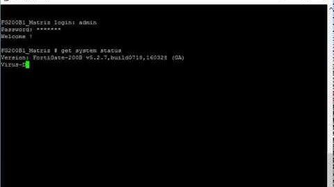 Fortigate - Upgrade firmware CLI (usb)