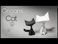 How to make paper cat || origami cat step by step || easy paper cat making #diy #papercraft