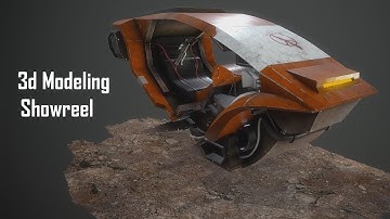 3D modeling showreel | Demo Reel 2020 | Modeling and texturing showreel