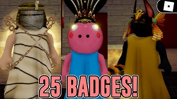 HOW TO GET 25 BADGES & MORPHS IN FIND THE PIGGY MORPHS! | ROBLOX