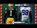 Cowboys vs Packers Week 5 Simulation | Madden 27 Rosters