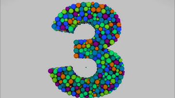LEARN NUMBER 3 ON 3D COLOR BALL INSPIRED BY PREVIEW 2 EFFECTS 