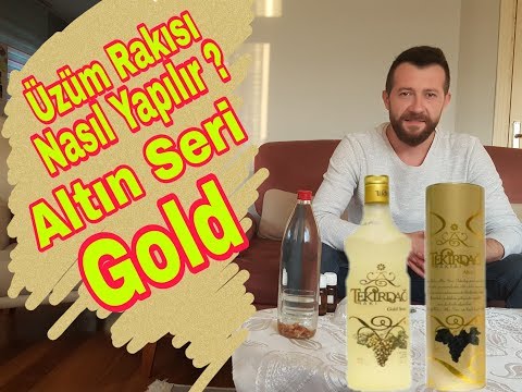 Evde Üzüm Rakısı Nasıl Yapılır ?  Altın Seri Rakı !