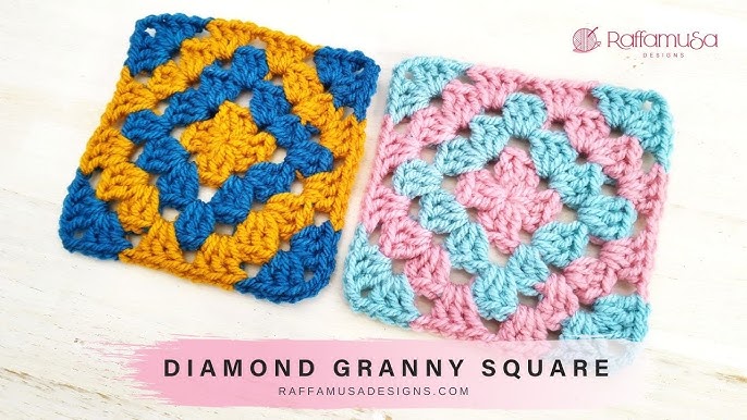 Crochet Colour Work Granny Squares — Hooked by Robin