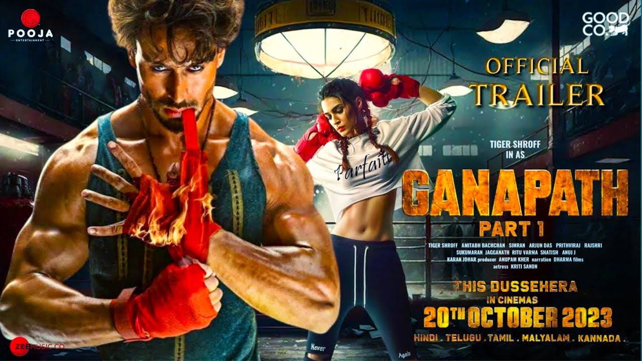 GANAPATH: Part 1 - Official Trailer | Tiger Shroff | Kriti Sanon| Amitabh Bachchan | 20th Oct’ 23
