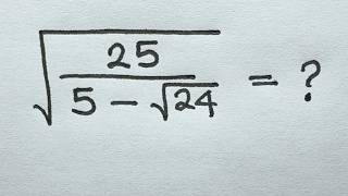 A Very Nice Square Root Problem | Can you solve this? | Math Olympiad Mathematics