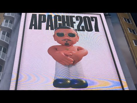 Apache 207 Open Air Tour Mönchengladbach - 20.05.2023 / Bühne als Tankstelle