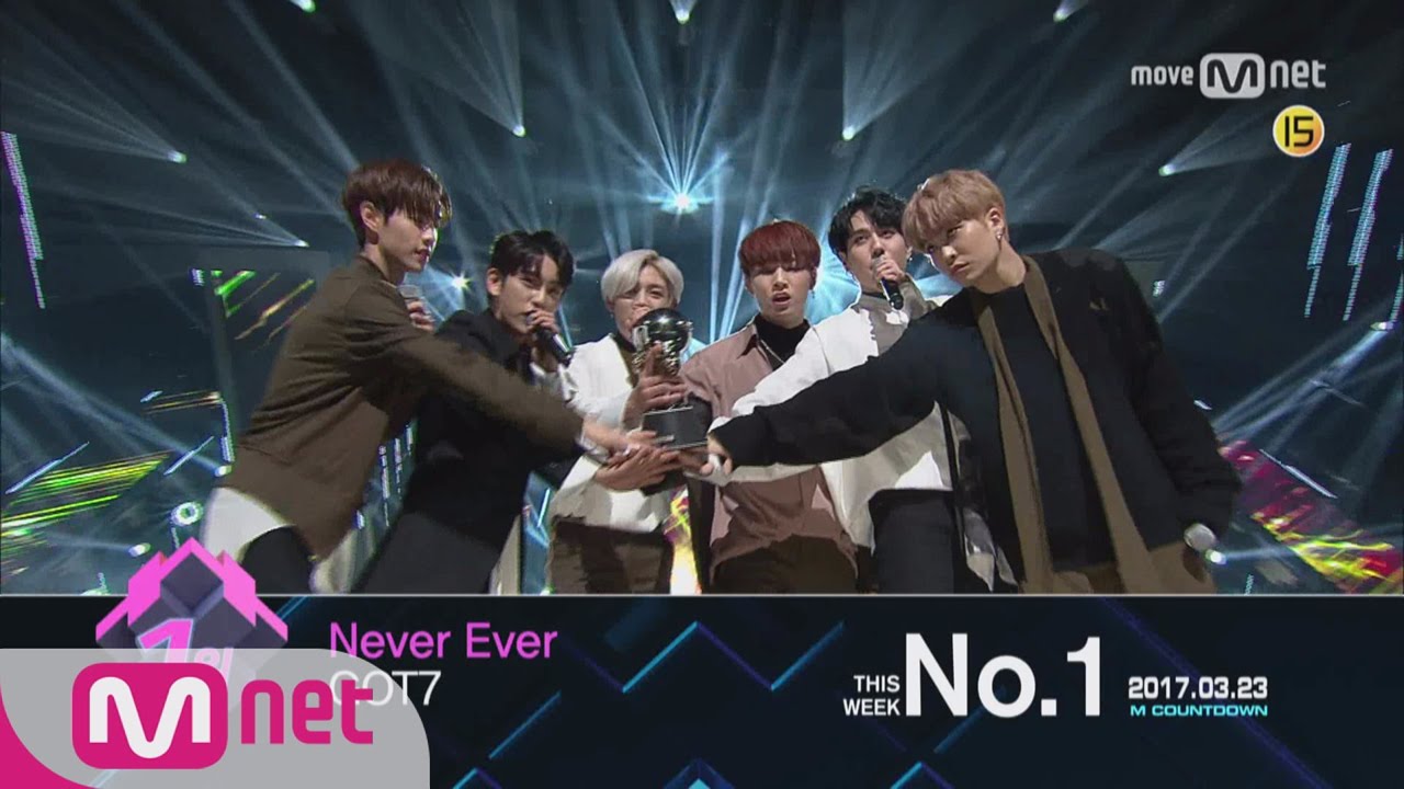 Top in 4th of March, 'GOT7' with 'Never Ever', Encore Stage! (in Full) M COUNTDOWN 170323 EP.516