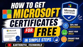 How to Get Microsoft Certificates for FREE