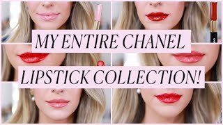 MY ENTIRE CHANEL LIPSTICK COLLECTION 