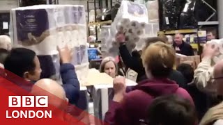 Coronavirus stockpiling is now affecting food banks - BBC London