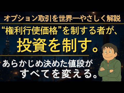 知らないと損する！？オプション取引の「権利行使価格」をやさしく説明
