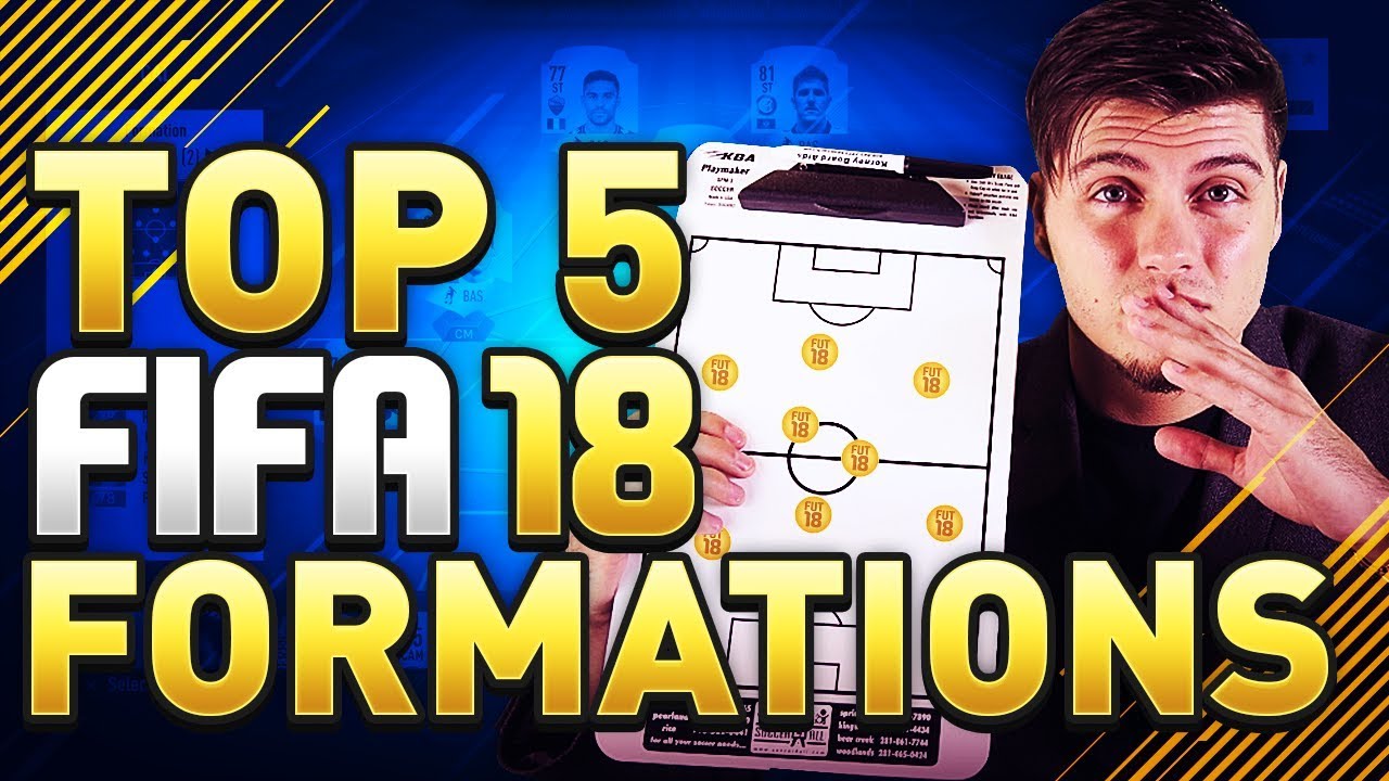 TOP 5 BEST FORMATIONS IN FIFA 18 FUT CHAMPIONS! (UPDATED) -- THE ULTIMATE TEAM GUIDE --