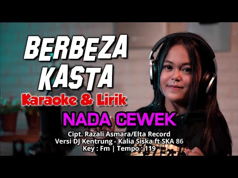 Berbeza Kasta Karaoke Nada Cewek ||  Versi Remix JD Kentrung