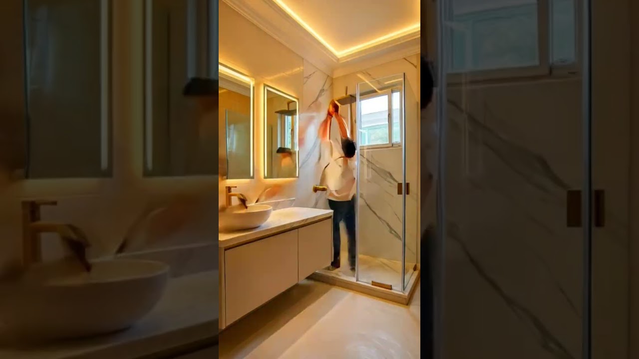 Luxury Marble Bathroom Transformation | From Outdated to 5-Star Spa Retreat 🛁💎