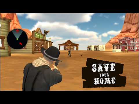 Western Cowboy Gang Shooting 3D: Wild West Şerif