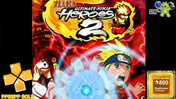 Naruto Ultimate Ninja Heroes 2 Gameplay PPSSPP GOLD ( PSP EMULATOR )