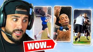 A COMPILATION OF THE HARDEST HITTING SPORTS CLIPS!