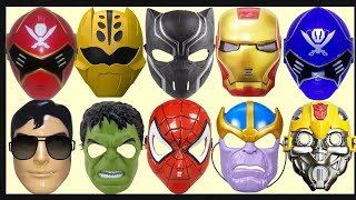 Avengers superhero mask review || Spider-Man, Hulk, Iron-Man, Captain America, Thor and Jungle Fury