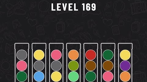 Ball Sort Puzzle Level 169 #ballsortpuzzle #ballsortpuzzlegameplay #puzzlegame #mobilegames