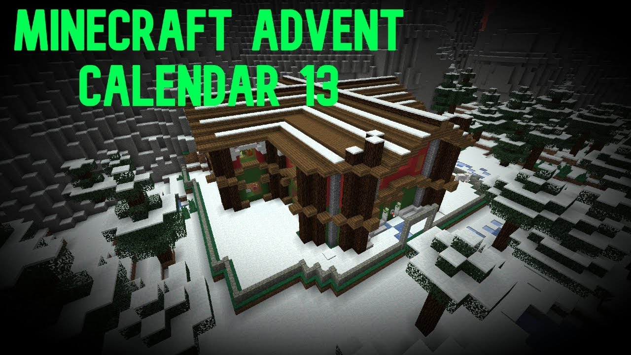 Minecraft advent calendar day 13 YouTube