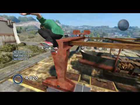Skate 3 Speed Glitch MASSIVE GAP at Industrial + Lucky