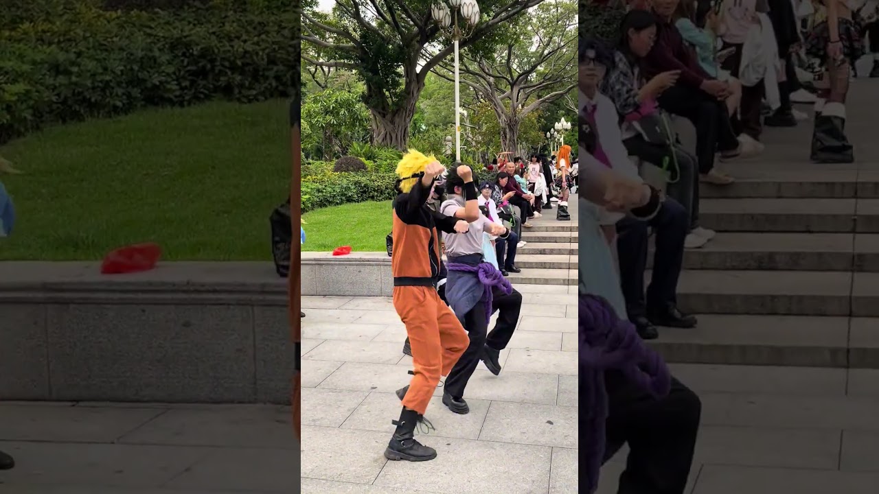 Naruto's Dance Practice😊 #anime #game #fyp #naruto #sasuke #kakashi #cosplay #cosplayer #cosplaygirl
