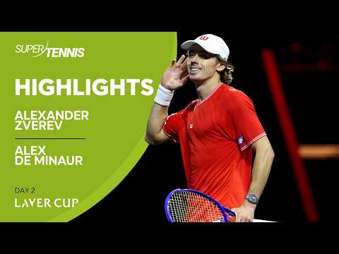 Video Zverev vs De Minaur | Highlights Laver Cup Day 2