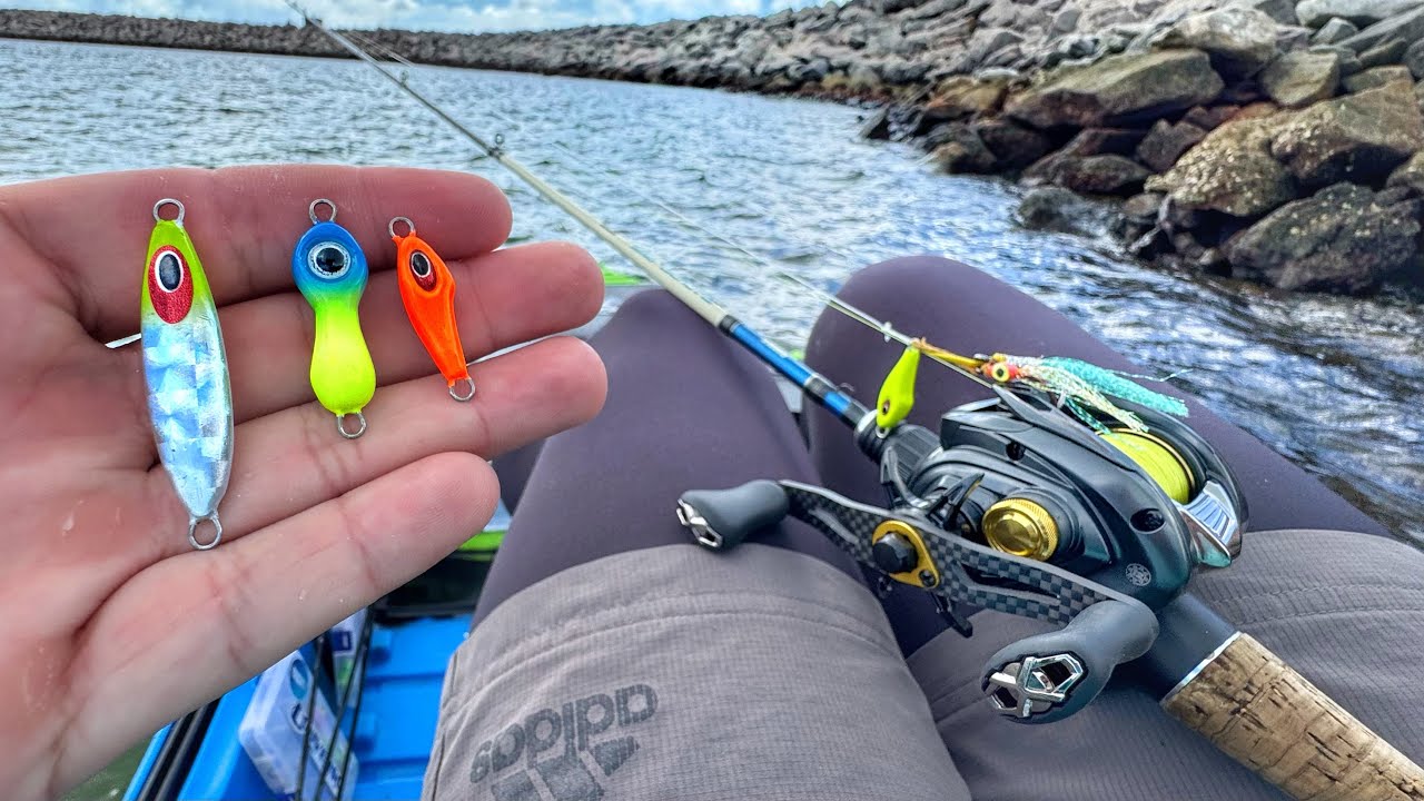 A ISCA ARTIFICIAL PERFEITA PARA PESCAR NO MAR!!! Os peixes não resistem.