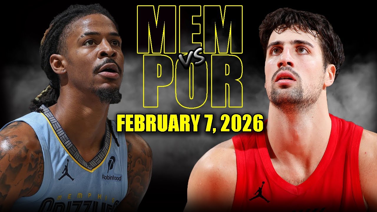 Memphis Grizzlies vs Portland Trail Blazers Full Game Highlights – February 7, 2026 | NBA Season