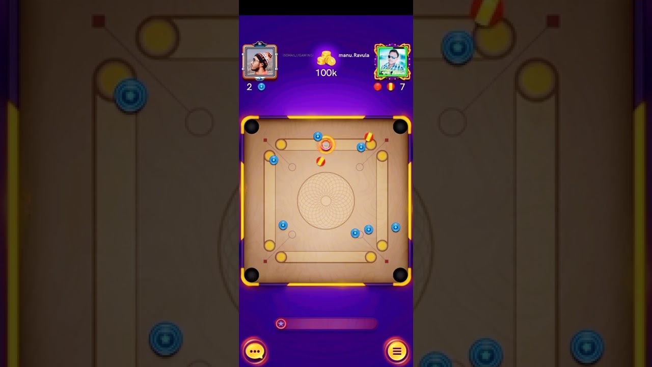 Opponent 😛 Bit Aim 🤣 Very Funny 🤣 Gameplay 🔥 Carrom Pool Miniclip 🤗 Raaz King 👑 Gaming 😘