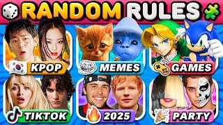Save One Song RANDOM Rules🔥 Kpop, Meme, Tiktok, Game,...| Music Quiz 2025
