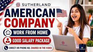American Company - Sutherland Work from Home Job Announced 🔥