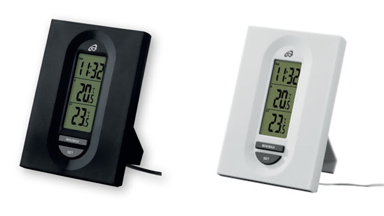Auriol indoor/outdoor thermometer - YouTube