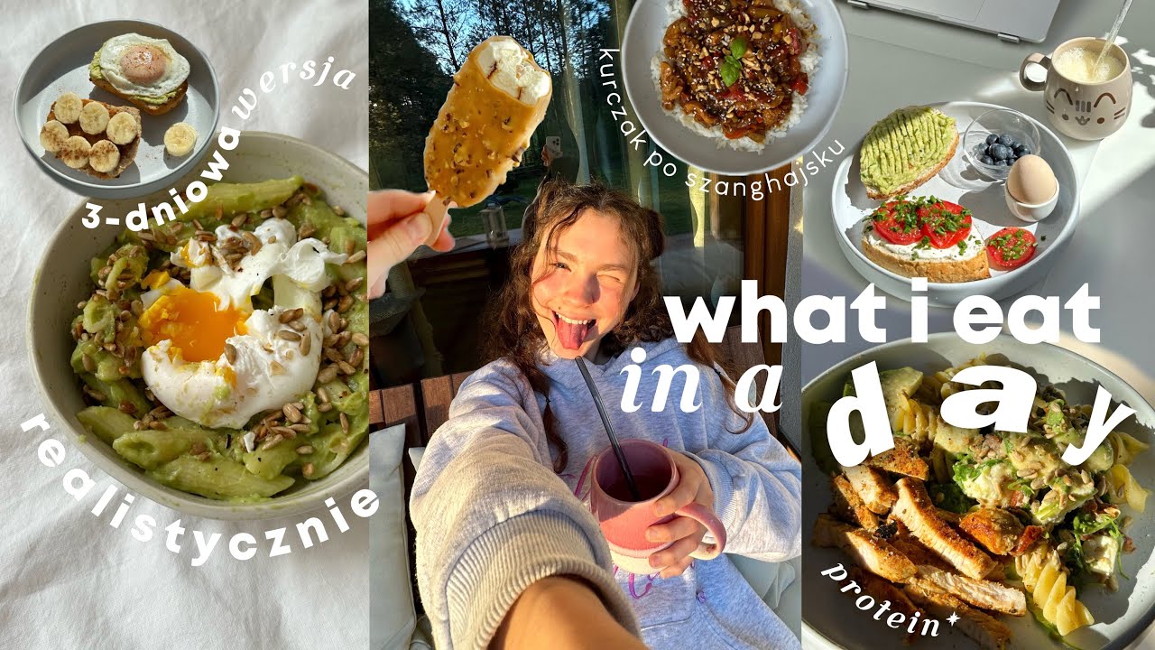 CO JEM W CIĄGU DNIA?🍦realistyczna 3-dniowa wersja | what i eat in a day as a teenager