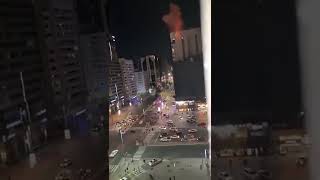 ‏عاجل |مصادر اخبارية تتحدث عن انفجار وحريق في مبنى وسط ‎#أبوظبي#الإمارات حفظ الله الامارات من كل شر