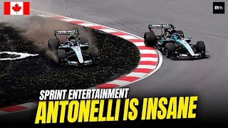 Antonelli Goes After Russell – Drama Brewing at Mercedes in Canadian GP Sprint!