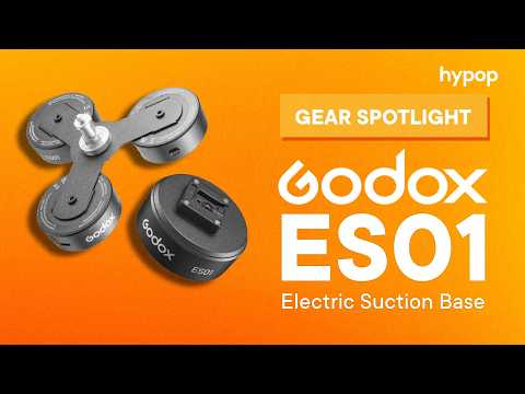 Gear Spotlight | Godox ES01 Electric Suction Base MOUNT Your Flash ANYWHERE! Unboxing & Review