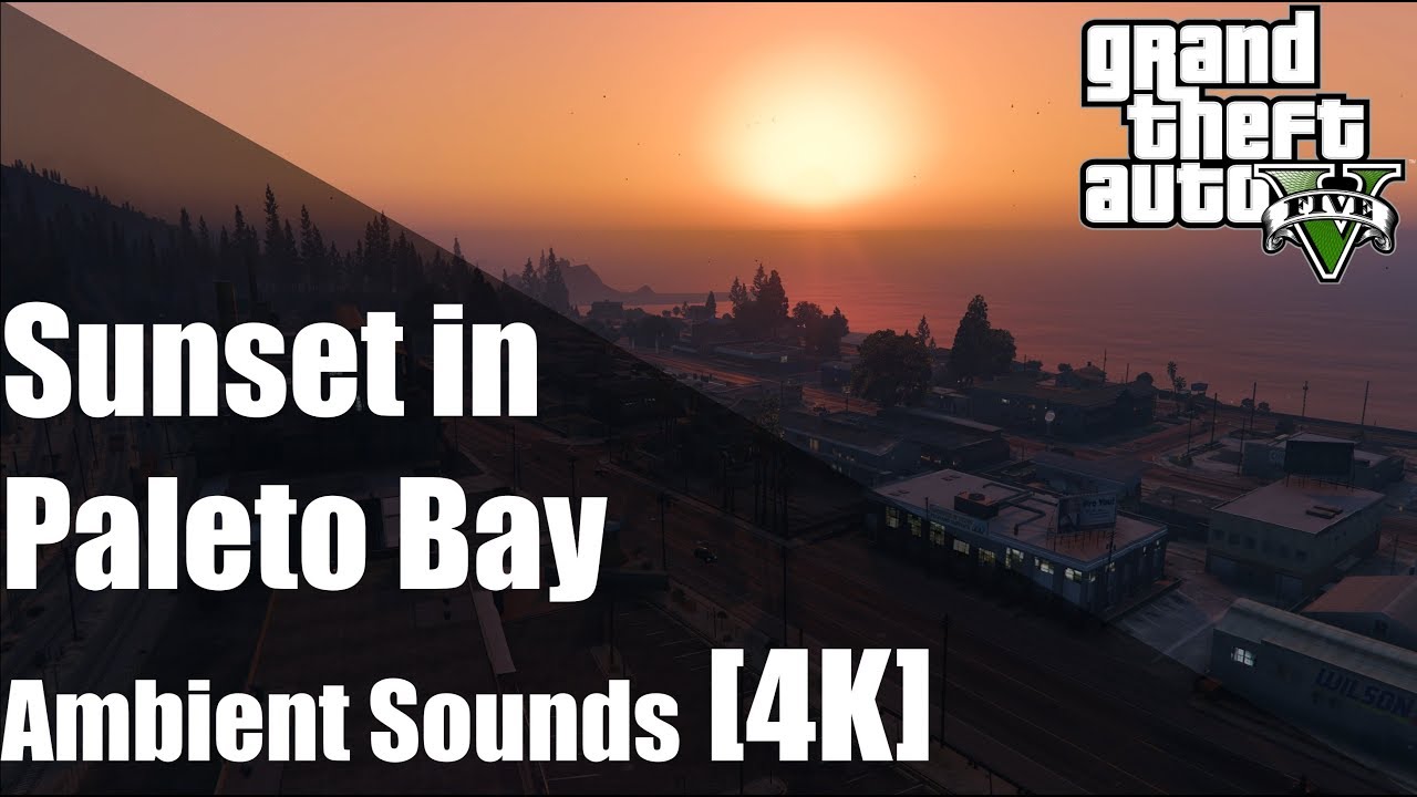 🎧 GTA V | Sunset in Paleto Bay | PC 4K@60FPS - YouTube