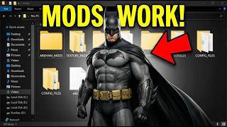 The EASIEST Way To Install Batman Arkham Knight Mods (Step By Step)