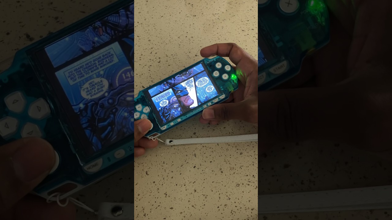 Batman: Arkham Asylum Comic on Modded PSP 